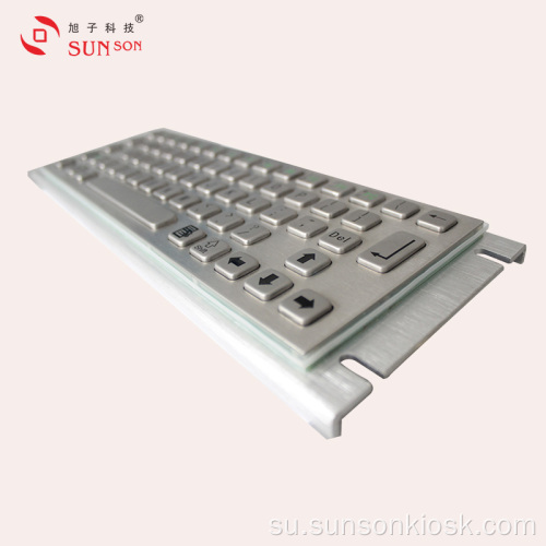 Kuatkeun Metalic Keyboard pikeun Kios Inpormasi